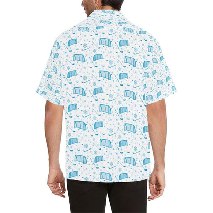 Hockey Print Design Hawaiian Shirt