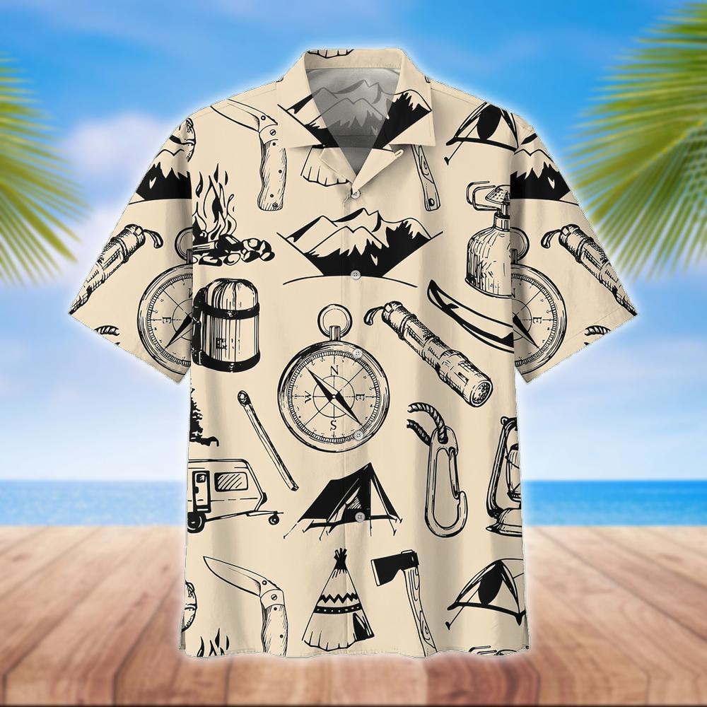 Camping Hawaiian Shirt 22 | Unique Beach Shirt Hawaiian