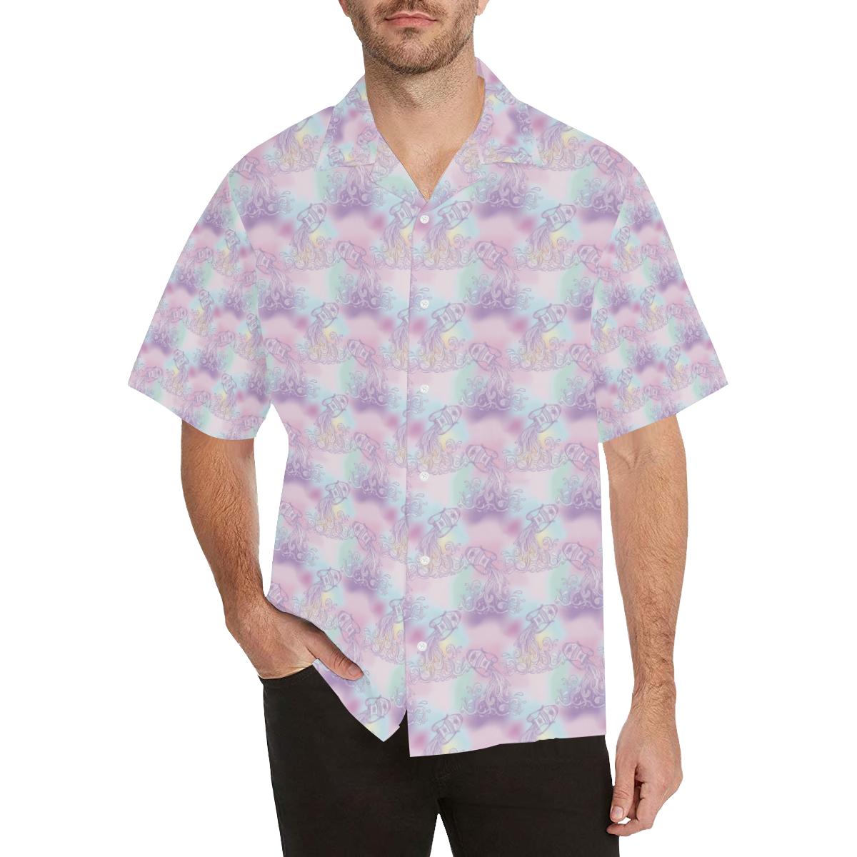 Aquarius Zodiac Pattern Print Design Hawaiian Shirt