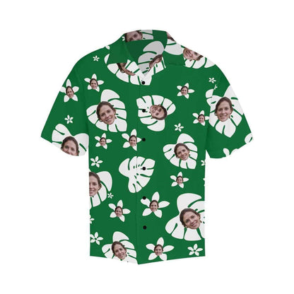 Custom Face Christmas Men's Hawaiian Shirt