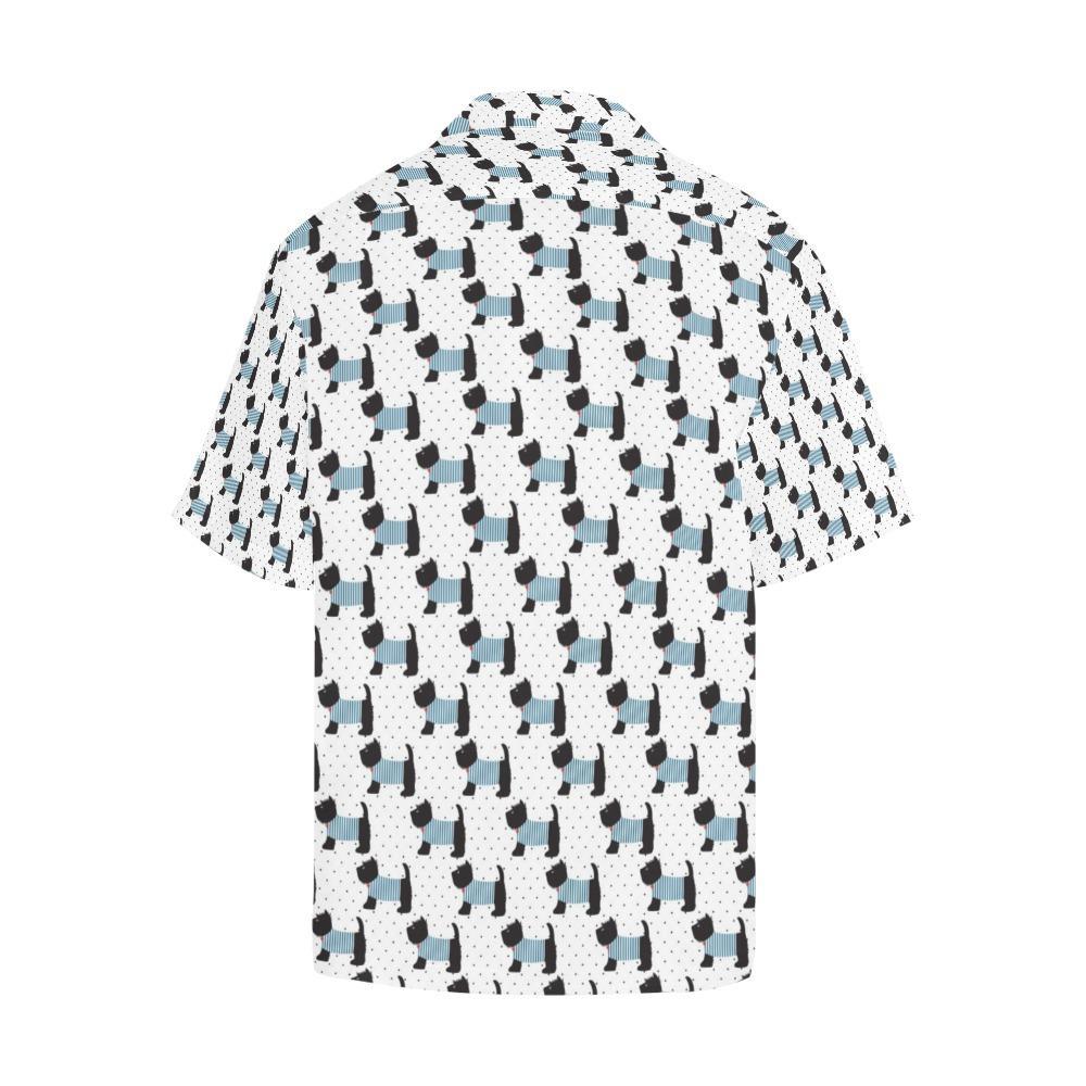 Scottish Terriers Print Design Hawaiian Shirt