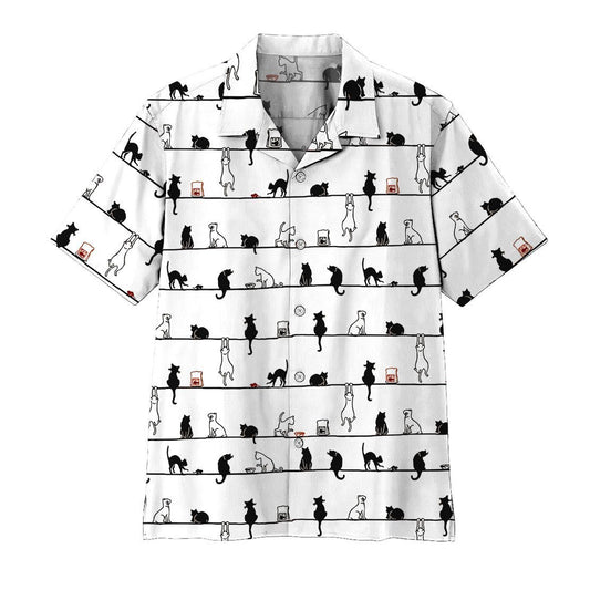  3D Cat Hawaii Shirt