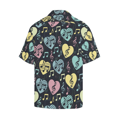 Music Note Pattern Print Design A Hawaiian Shirt