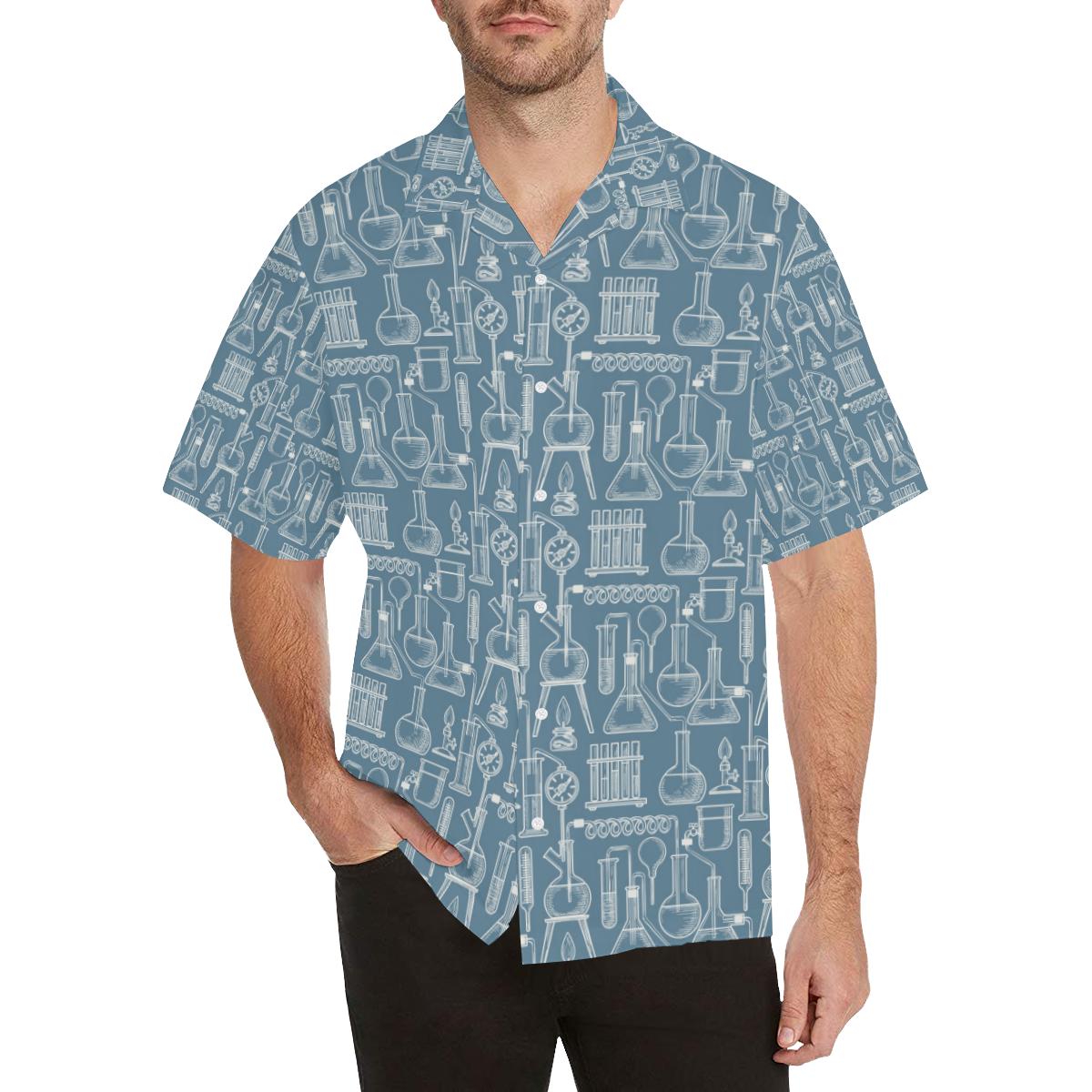 Chemical Pattern Print Design Hawaiian Shirt