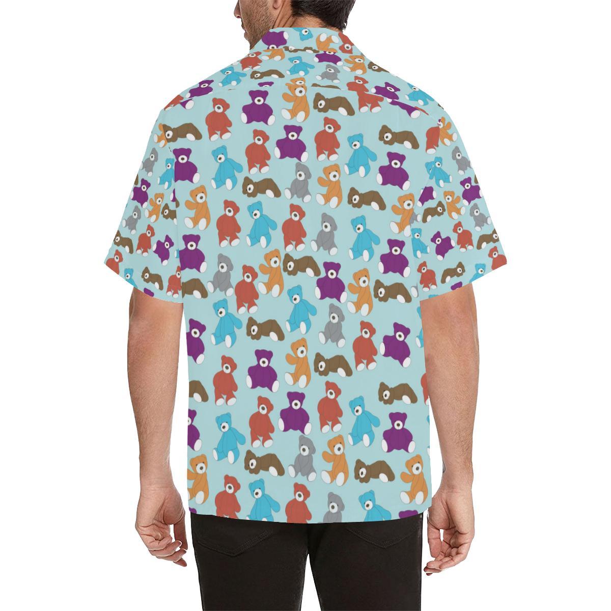 Bear Cute Pattern Print Design Hawaiian Shirt