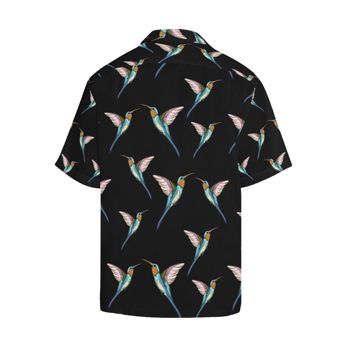 Hummingbird Pattern Print Design Hawaiian Shirt