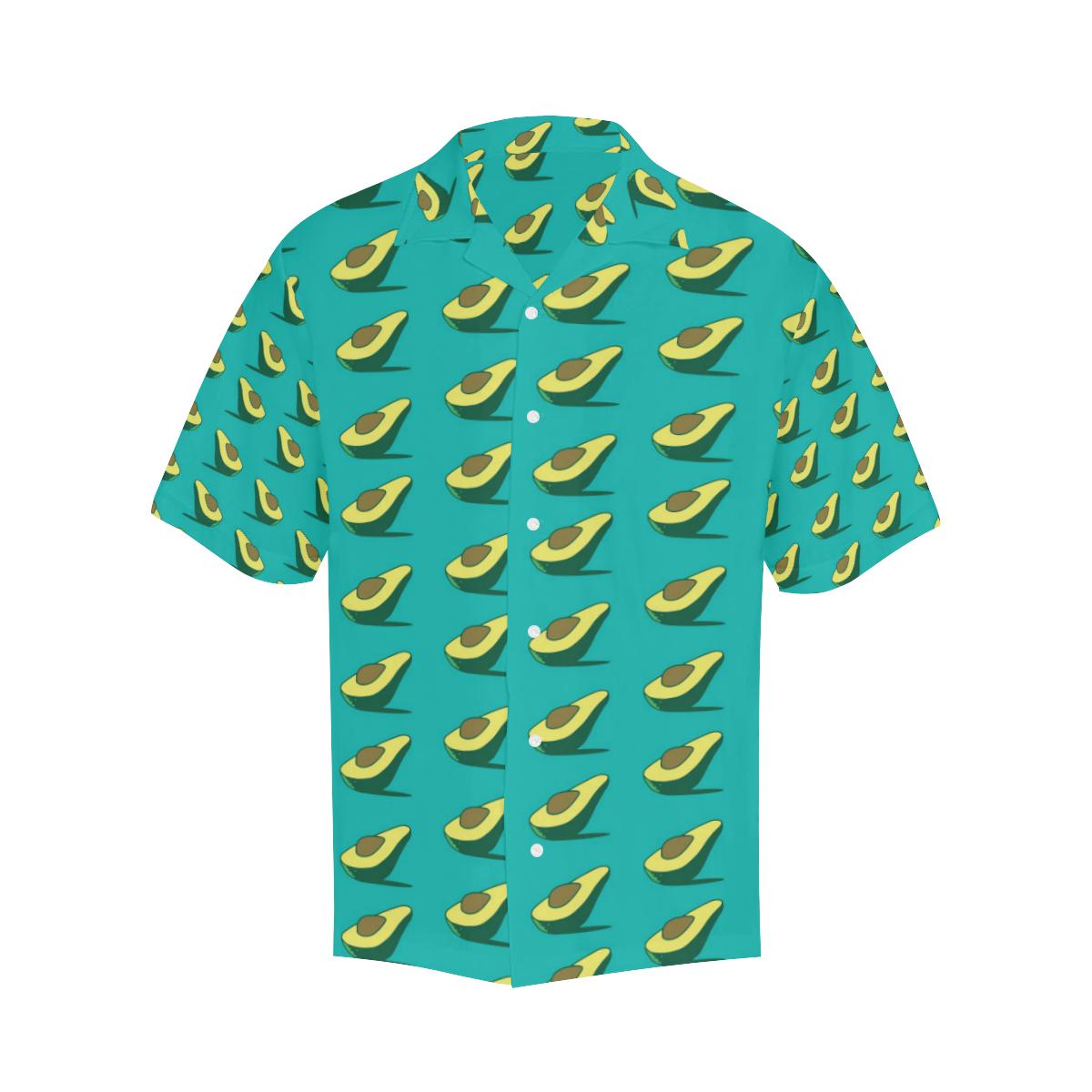 Avocado Pattern Print Design Hawaiian Shirt