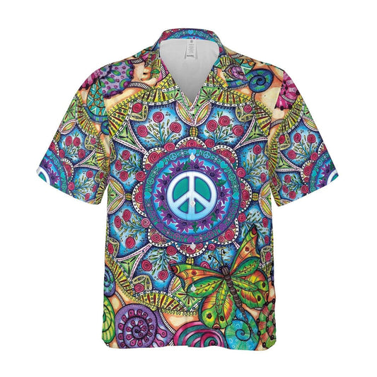 Amazing Hippie Butterfly Unisex Hawaiian Shirts 