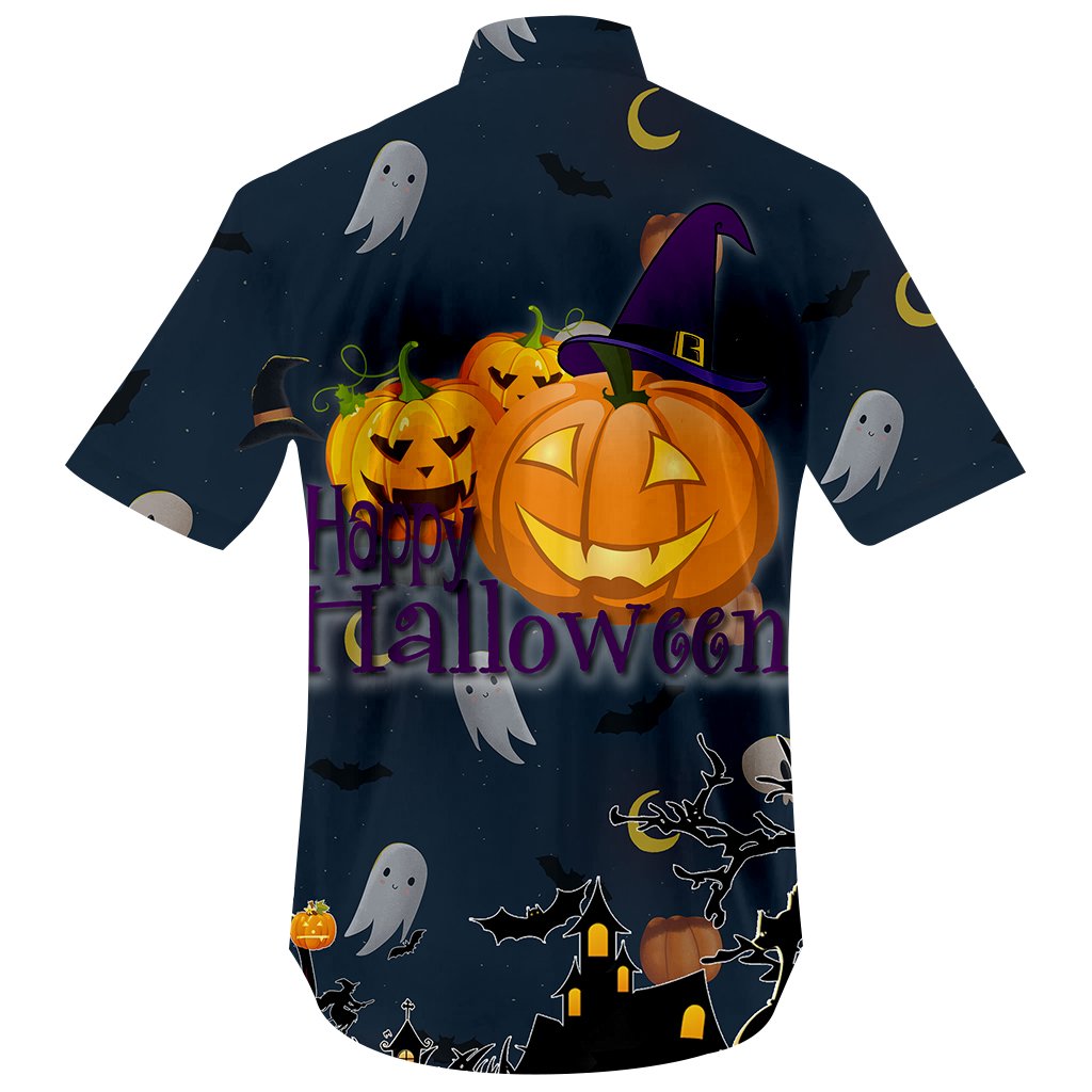 Smile Pumpkin Halloween Hawaiian Shirt Hawaiian Shirt