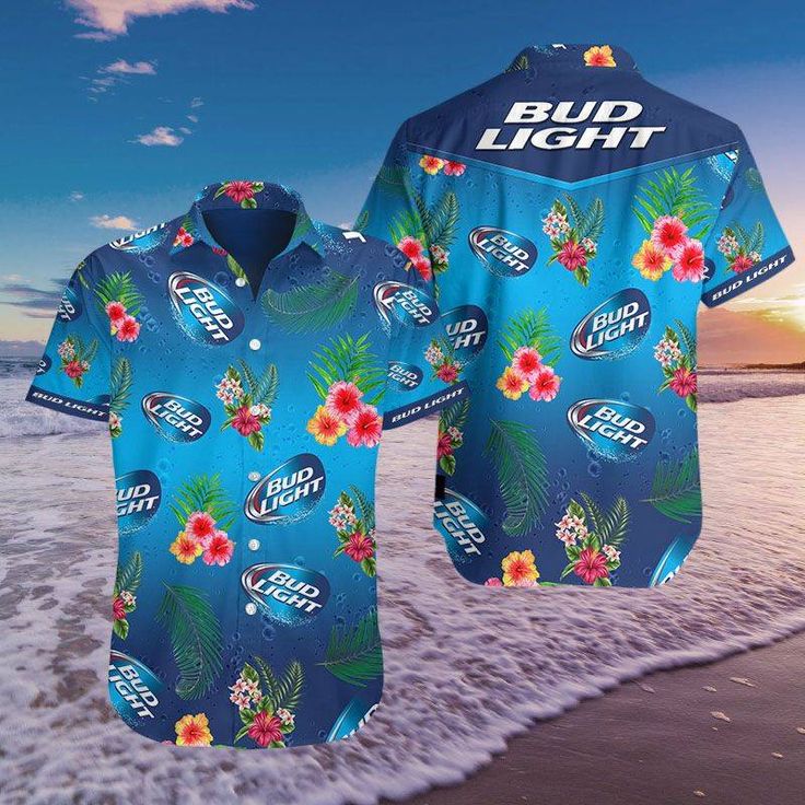 Bud Light Beer Hawaiian Shirt