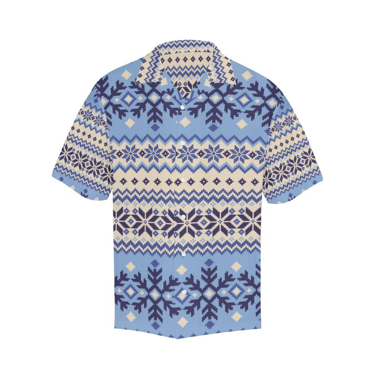 Nordic Pattern Print Design A Hawaiian Shirt