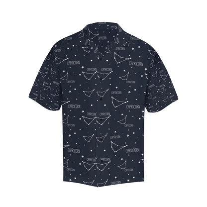 Capricorn Zodiac Pattern Print Design Hawaiian Shirt