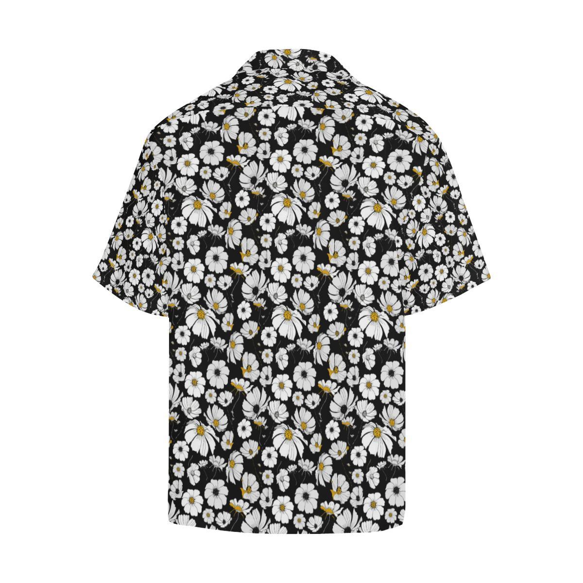 Daisy Pattern Print Design Hawaiian Shirt