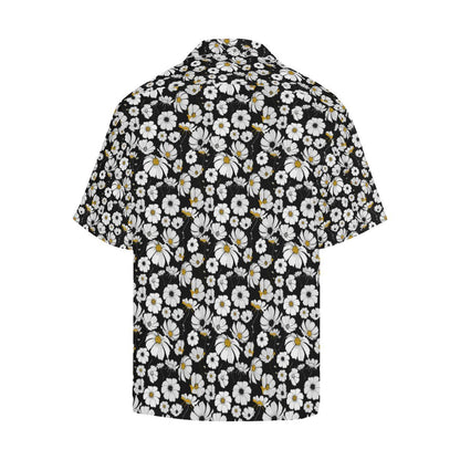 Daisy Pattern Print Design Hawaiian Shirt
