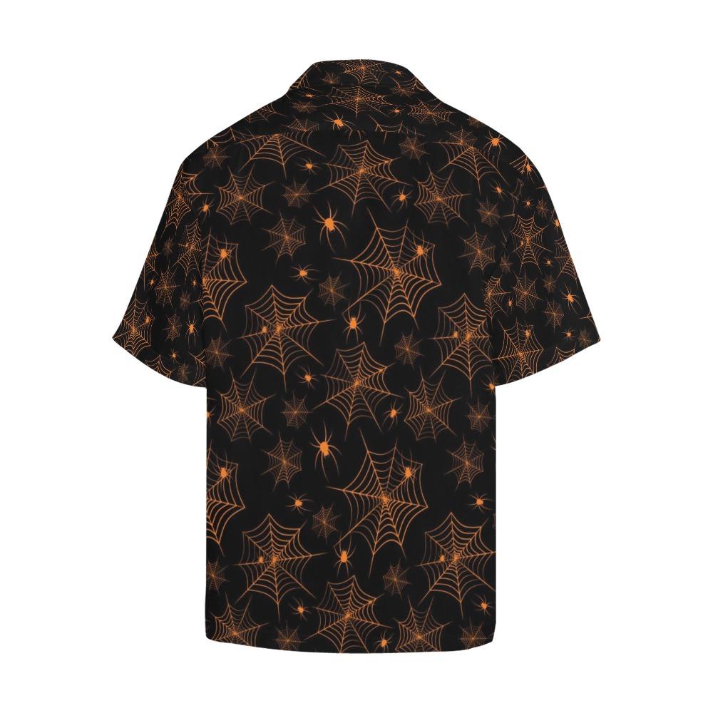 Spider Web Print Design Hawaiian Shirt