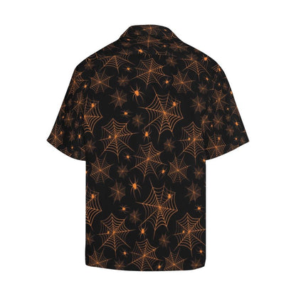 Spider Web Print Design Hawaiian Shirt