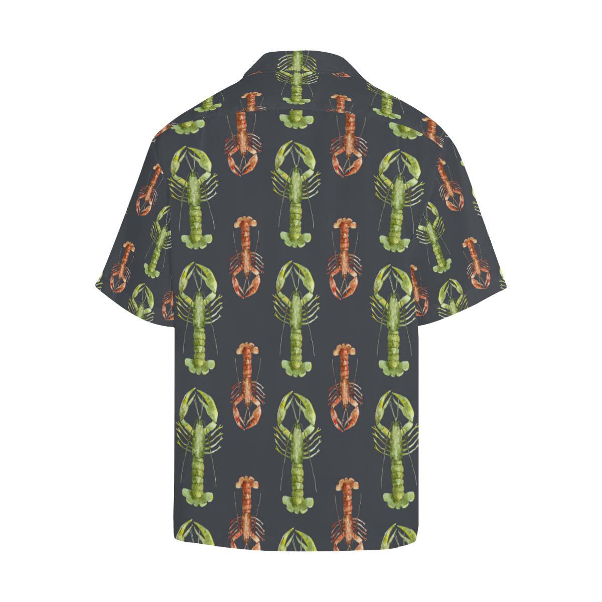 Lobster Pattern Print Design Hawaiian Shirt
