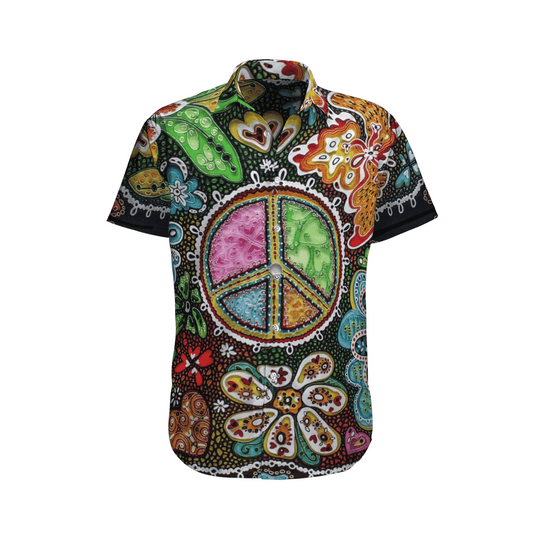 Hippie   Colorful Nice Design Unisex Hawaiian Shirt For Men And Women Dhc17063551