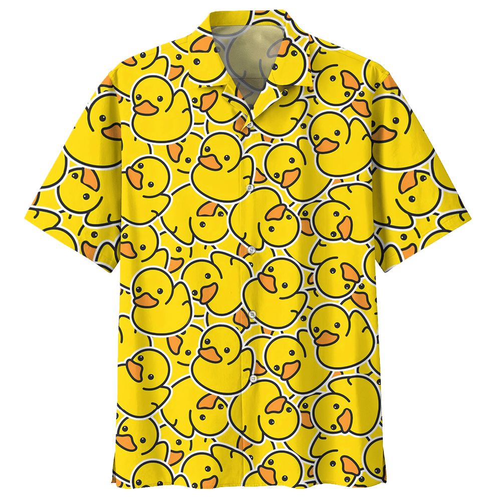 Duck  Yellow High Quality Unisex Hawaiian Shirt For Men And Women Dhc17063647