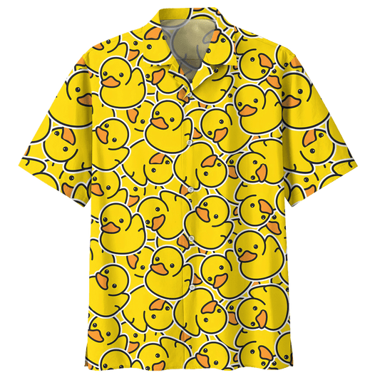 Duck  Yellow High Quality Unisex Hawaiian Shirt For Men And Women Dhc17063647