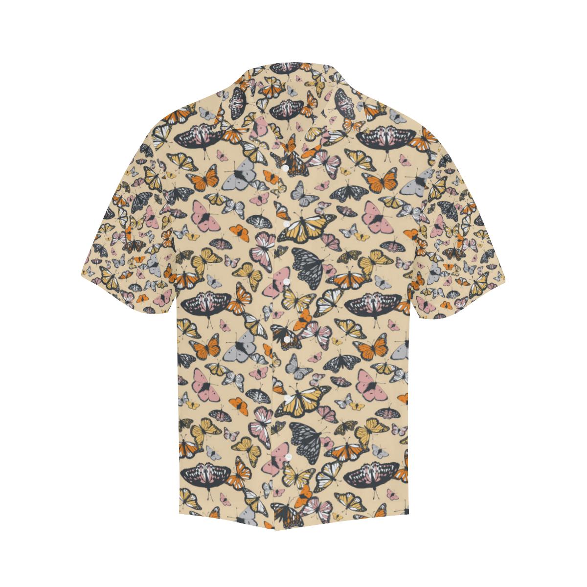 Butterfly Pattern Print Design Hawaiian Shirt