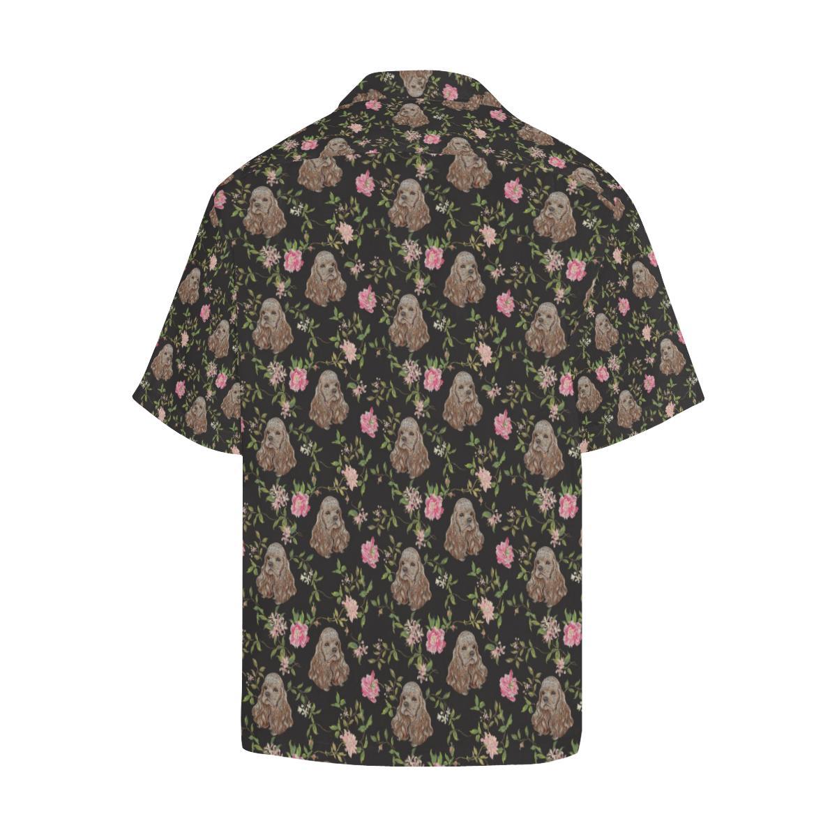Cocker Pattern Print Design Hawaiian Shirt