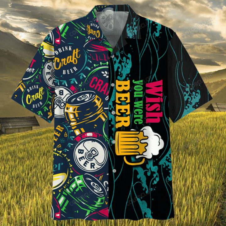 Wish You Were Beer Hawaiian Shirt | For Men & Women | Adult | HW5131