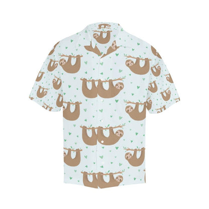 Sloth Print Design Hawaiian Shirt