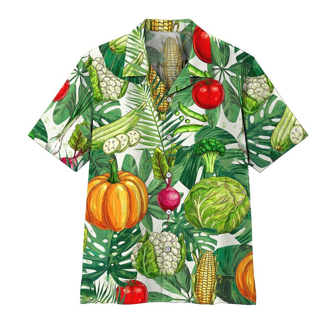 3D Vegetables Hawaii Shirt