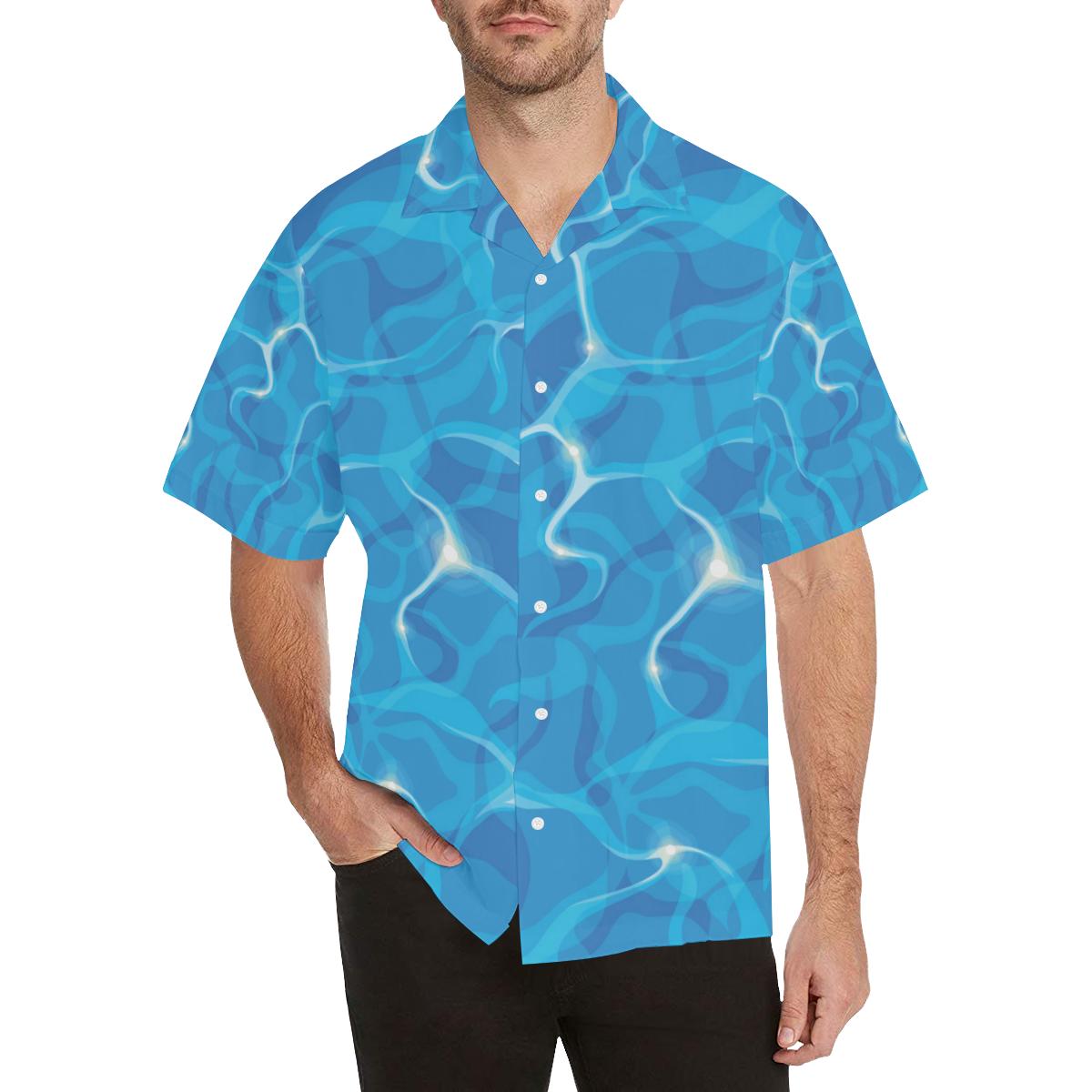 Ocean Reflex Pattern Print Design A Hawaiian Shirt