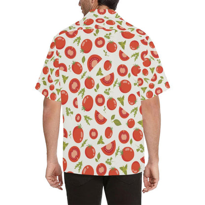 Tomato Pattern Mens All Over Print Hawaiian Shirt