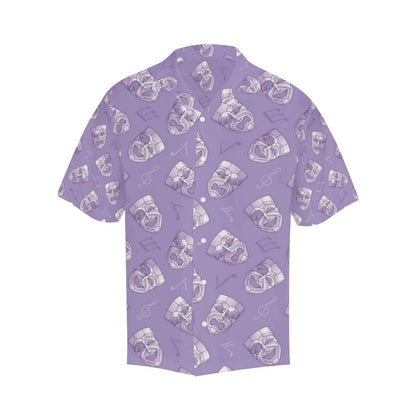 Acting Mask Pattern Print Design Hawaiian Shirt