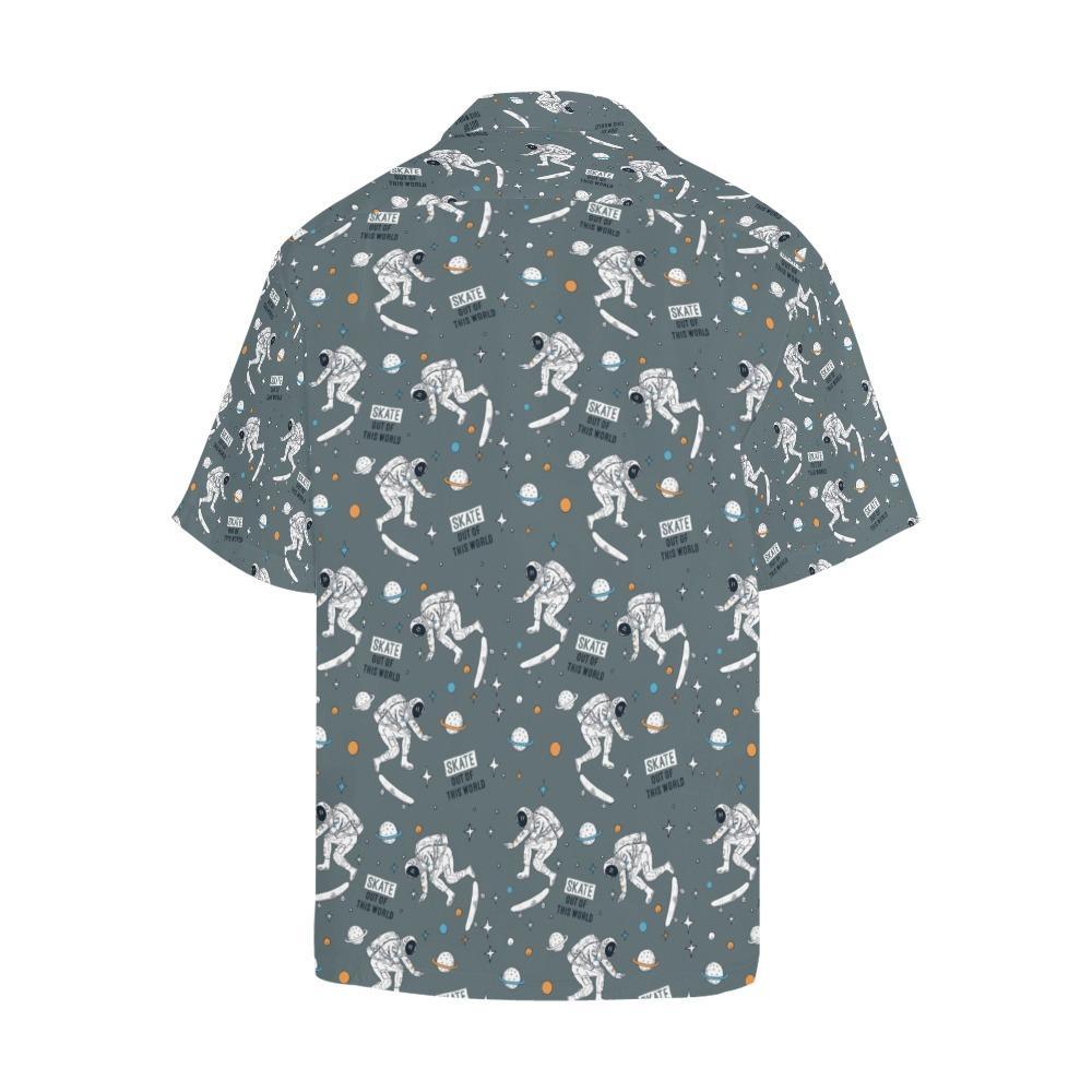 Skateboard Print Design Hawaiian Shirt