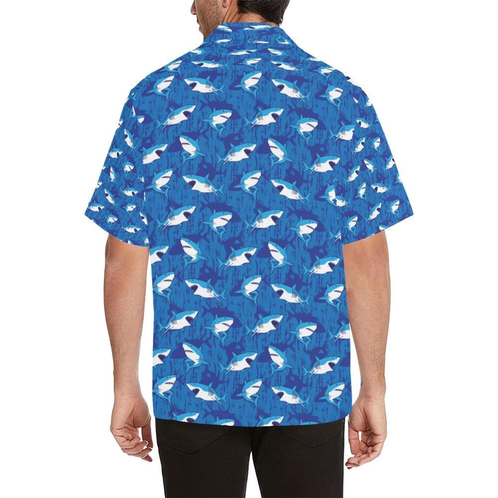 Shark Print Design Hawaiian Shirt