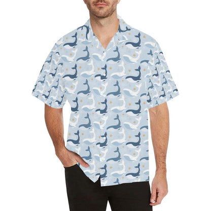 Whale Print Design Hawaiian Shirt