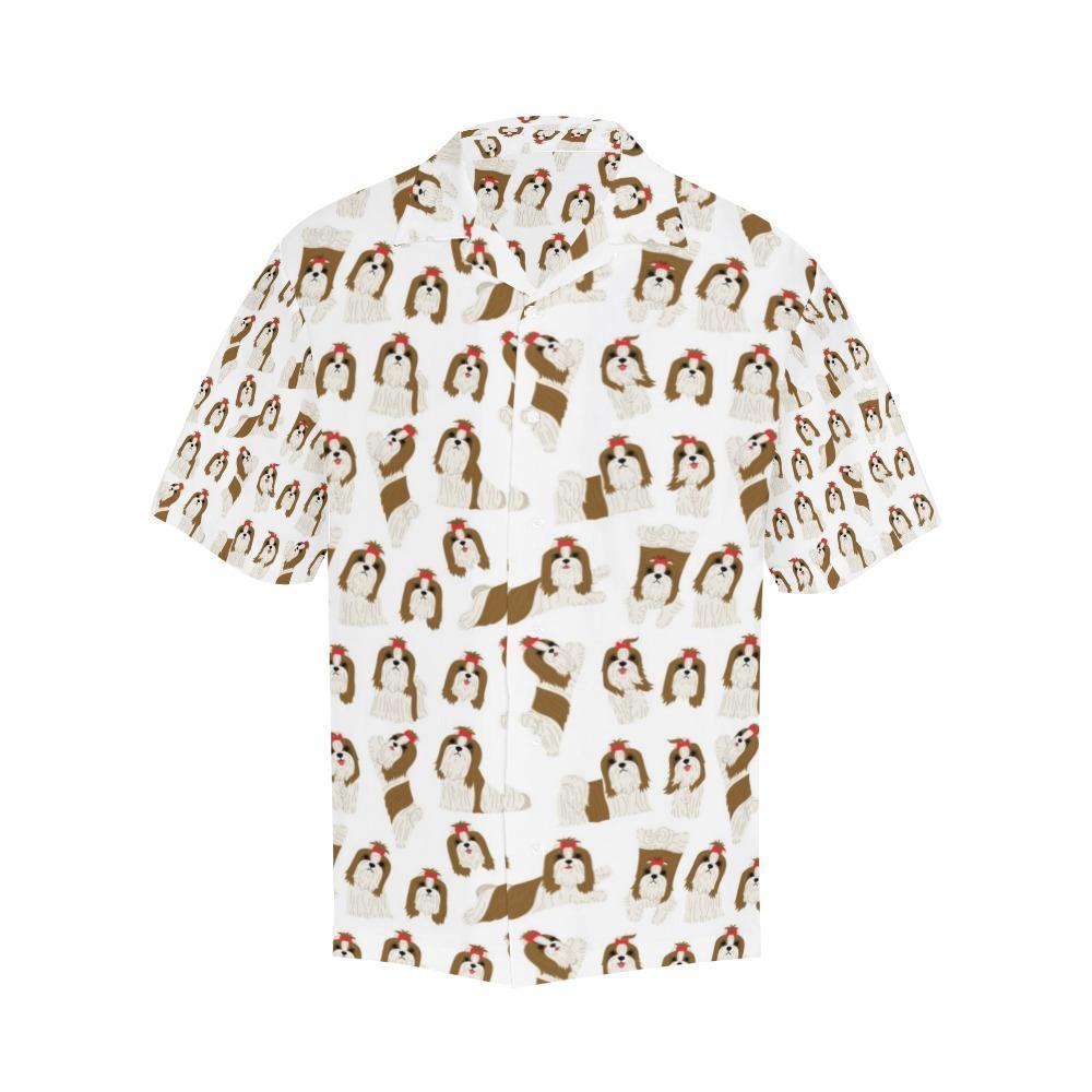 Shih Tzu Print Design Hawaiian Shirt