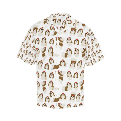 Shih Tzu Print Design Hawaiian Shirt