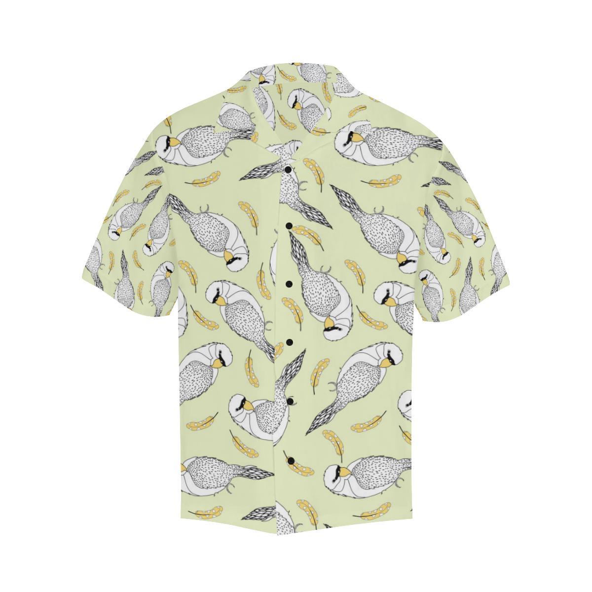 Parakeet Pattern Print Design A Hawaiian Shirt