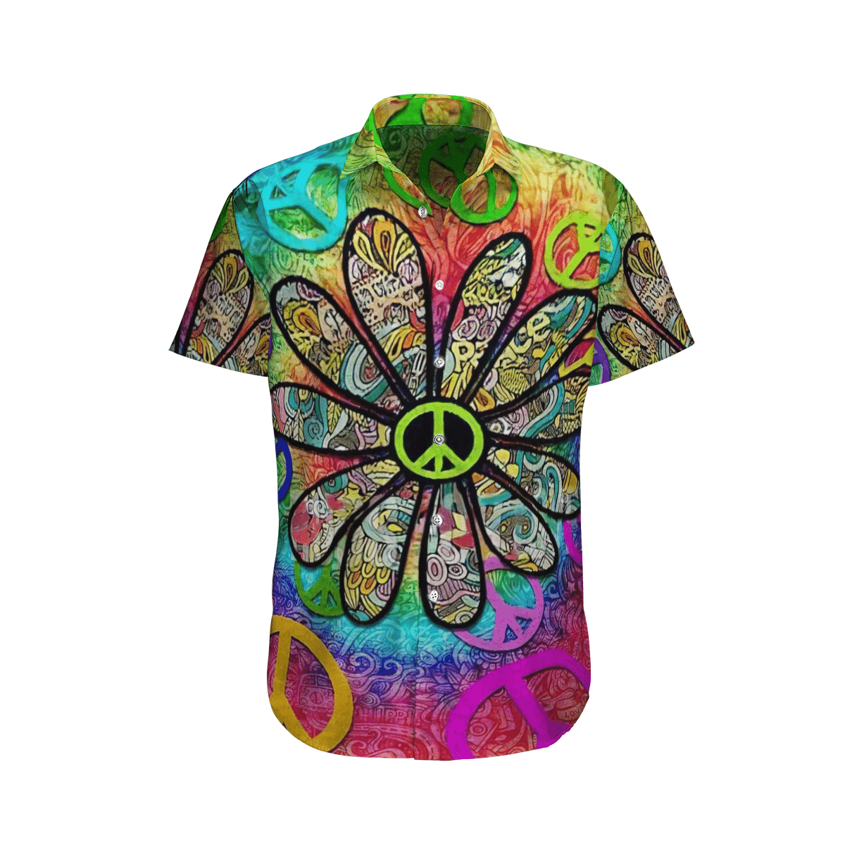 Hippie   Colorful Nice Design Unisex Hawaiian Shirt For Men And Women Dhc17063556