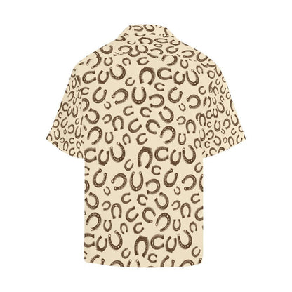 Horseshoe Print Design Hawaiian Shirt