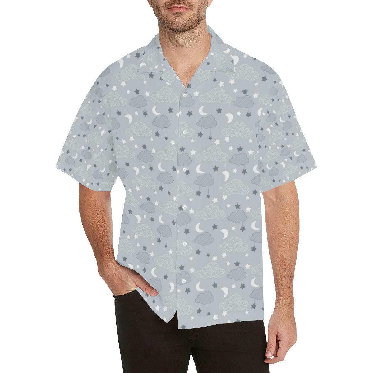 Cloud Pattern Print Design Hawaiian Shirt