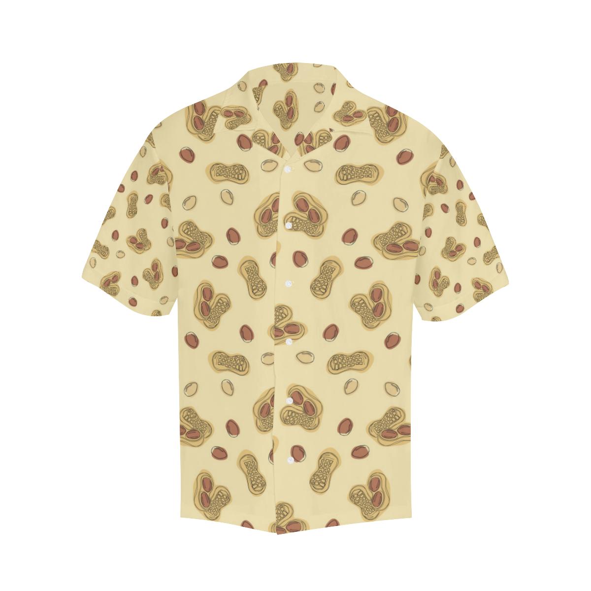 Peanuts Design Pattern Mens All Over Print Hawaiian Shirt
