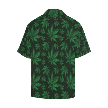 Pot Leaf Pattern Print Design A Hawaiian Shirt
