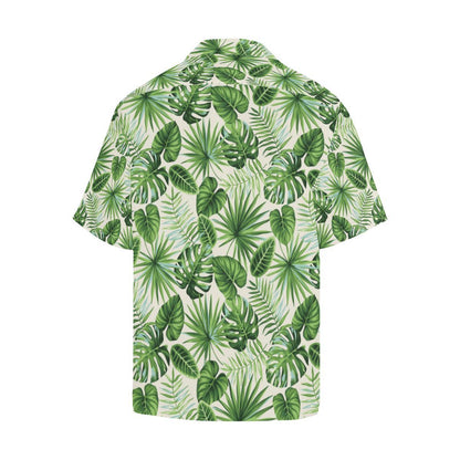 Palm Leaf Pattern Print Design A Hawaiian Shirt