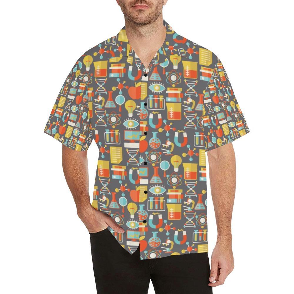 Science Print Design Hawaiian Shirt