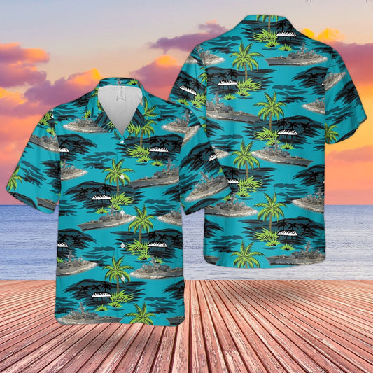 De Class Type Frigate  Blue Unique Design Unisex Hawaiian Shirt For Men And Women Dhc17063383