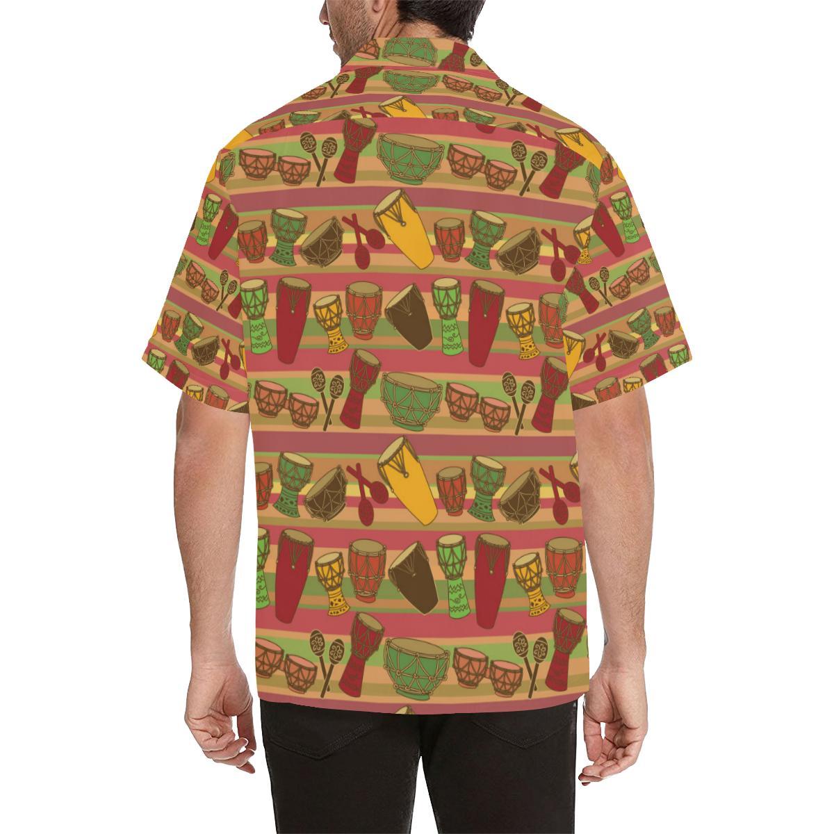 Percussion Pattern Print Design Hawaiian Shirt