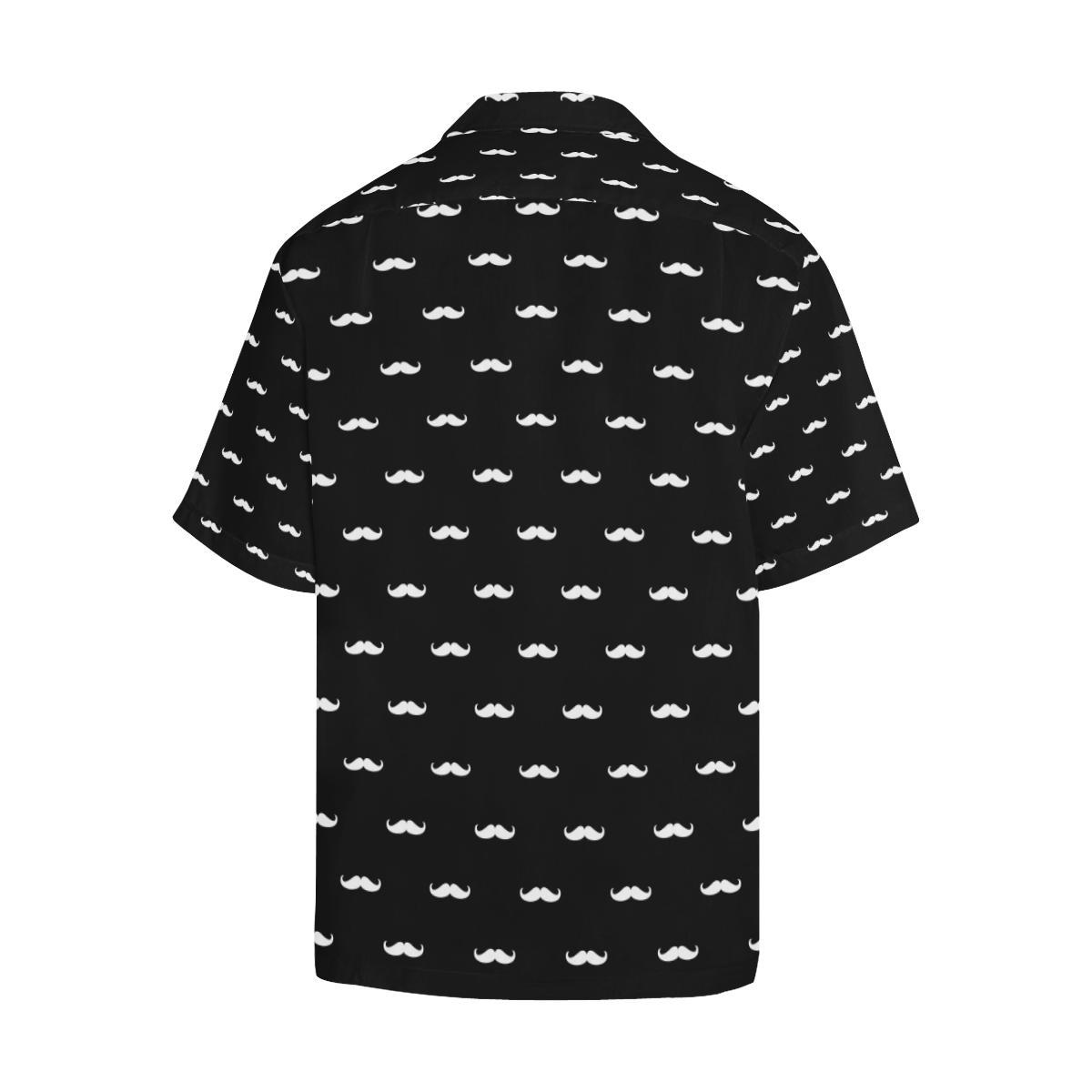 Mustache Pattern Print Design A Hawaiian Shirt