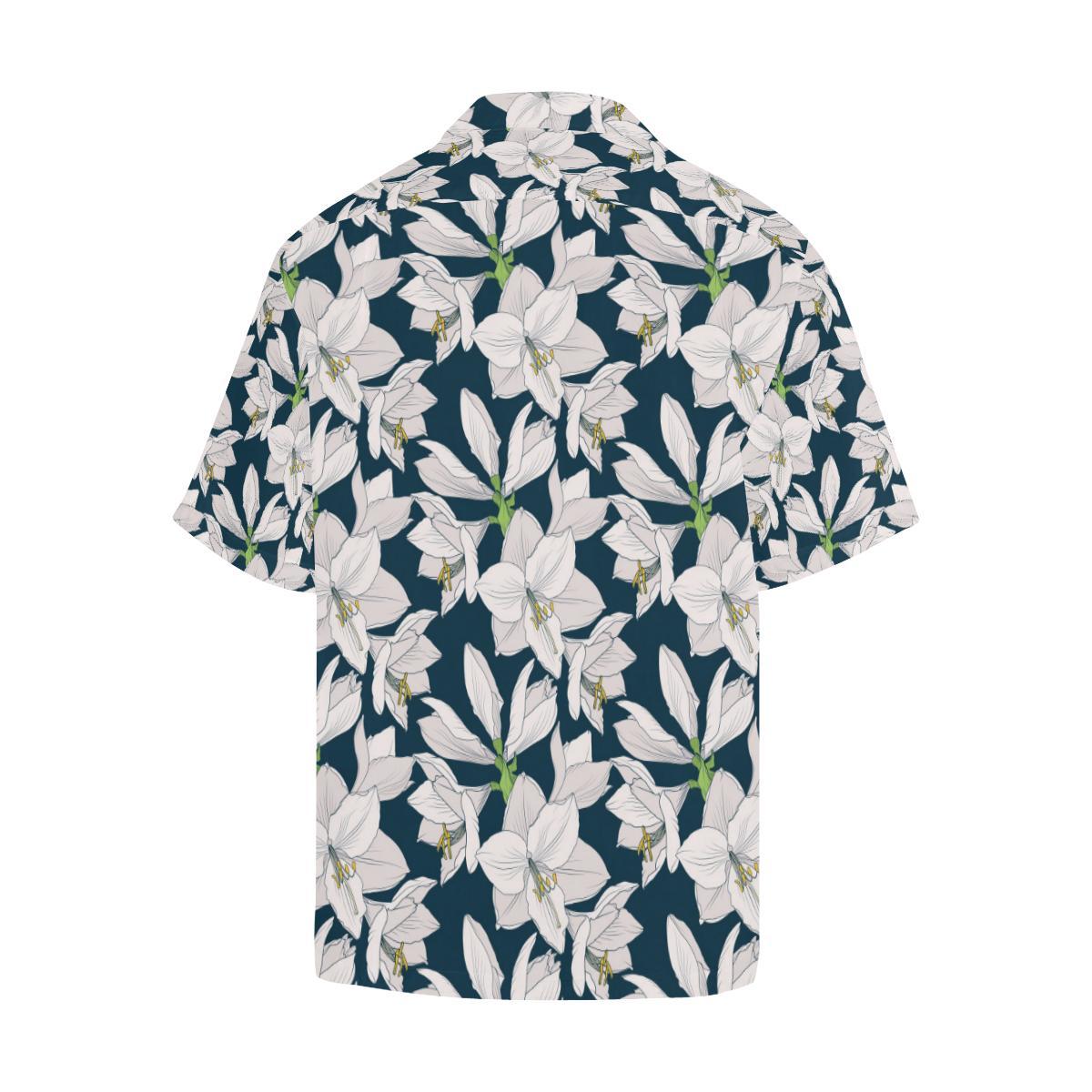 Amaryllis Pattern Print Design Hawaiian Shirt