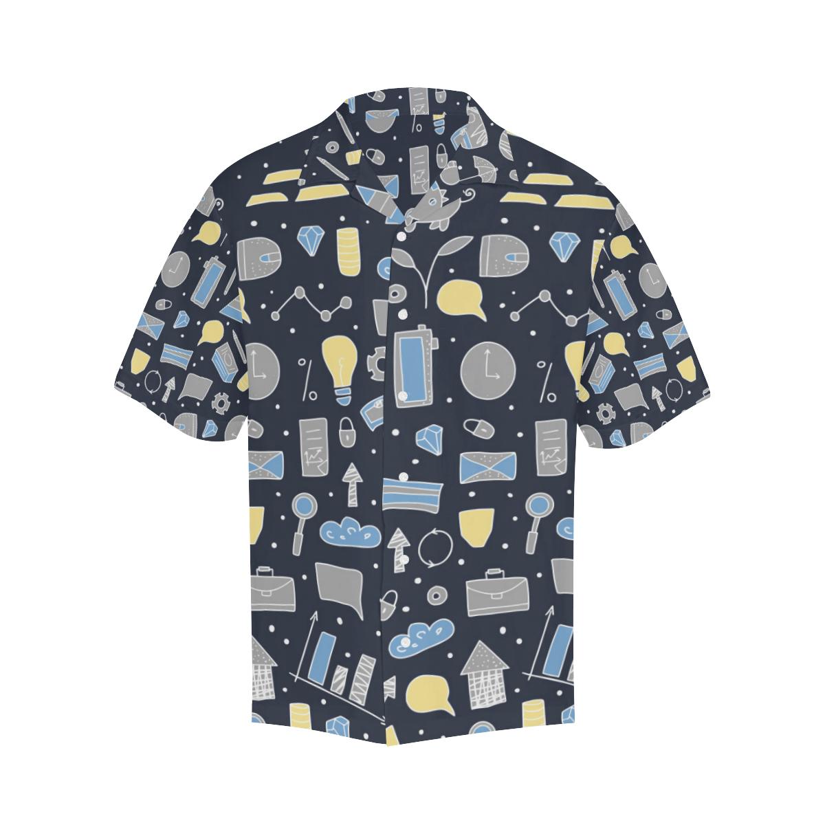 Accounting Financial Pattern Print Design Hawaiian Shirt